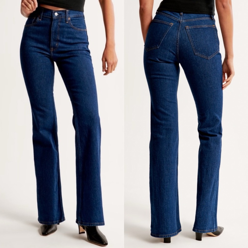 NWT Abercrombie & Fitch High Rise Vintage Flare Jeans